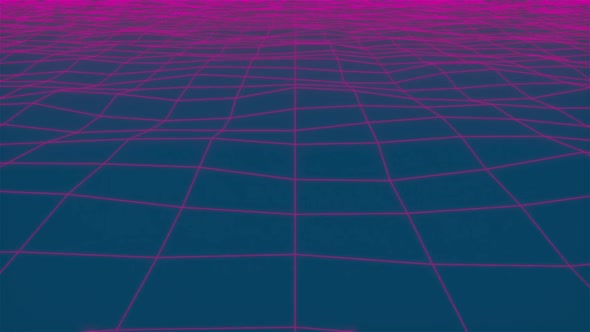 Retro Neon Grid