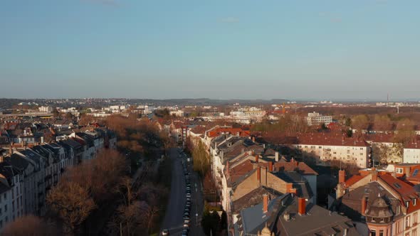 Aerial View of City Neighbourhood