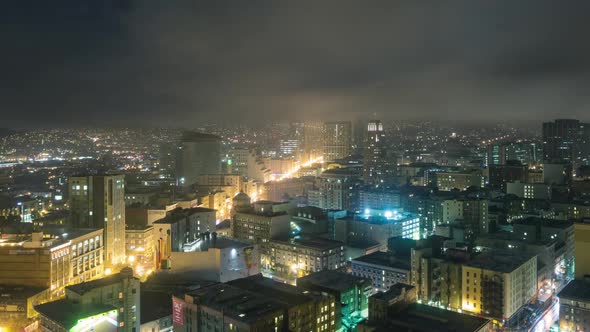 Night San Fransisco Time Lapse