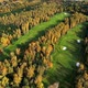 Aerial View of Golf Course Near the Forest - VideoHive Item for Sale