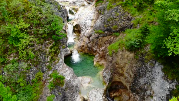 Drone Video of an beautiful Waterfall