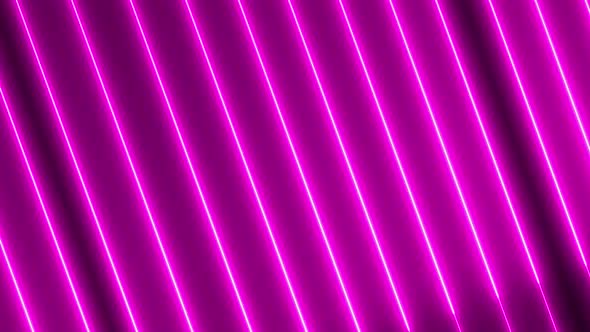 Neon lights glowing futuristic trendy bright purple color seamless motion background. Vd 613