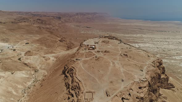 Aerial view of Masada