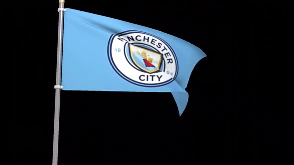 Manchester City Animated Background Flag