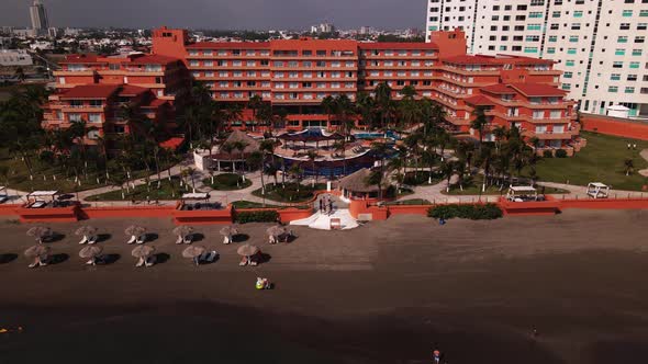 Huge hotel in veracruz Mexico