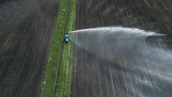 Irrigation System on Agricultural Land