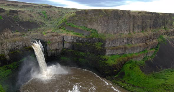 Stunning Palouse Falls Washington Waterfall In Cinema 4 K 60 P