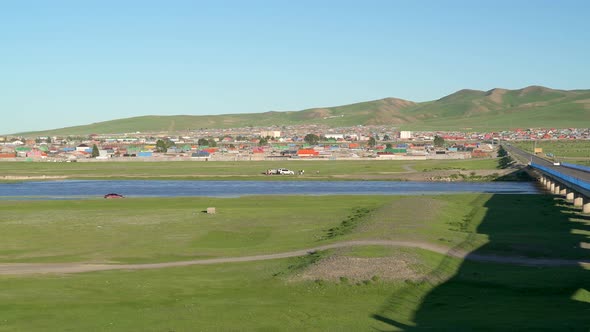 Kharkhorin Ovorkhangai Province in Mongolia