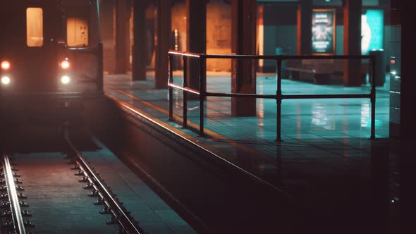Empty Metro Station During the Coronavirus Covid19 Pandemic alt