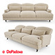 De Padova - Raffles Sofa (three-seater sofa) - 3DOcean Item for Sale
