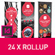 Rollup Stand Banner Display 24x Indesign Template - GraphicRiver Item for Sale