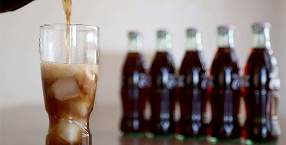 Pouring Cola Drink alt