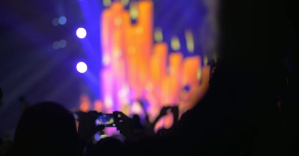 People Having a Good Time On The Pop Concert alt