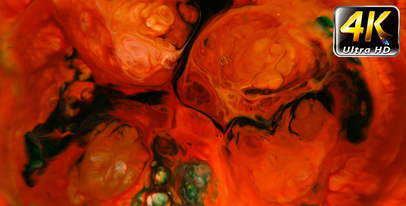 Abstract Colorful Paint Ink Liquid Explode 16