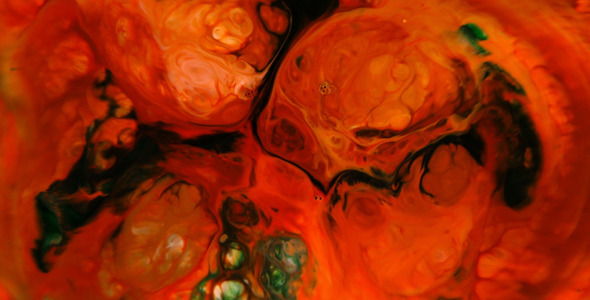Abstract Colorful Paint Ink Liquid Explode 16