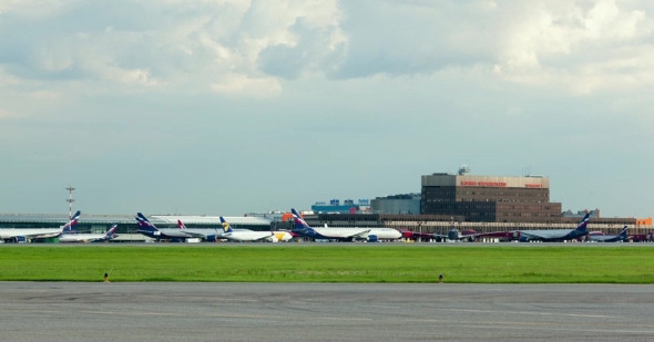 Timelapse Of Moving Planes On Airport Area