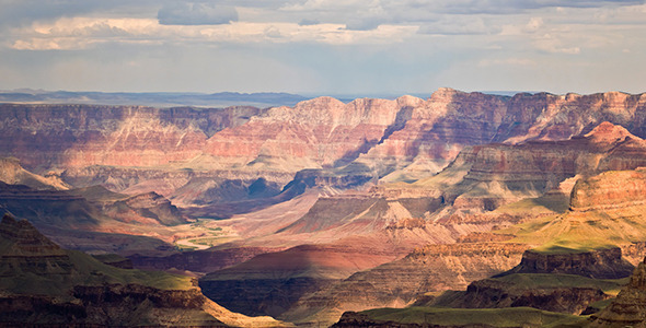 Clouds Moving Above the Grand Canyon 