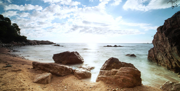 Sunrise Over Mediterranean Beach