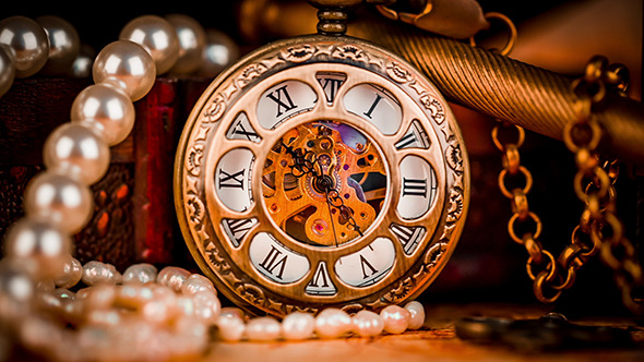 Vintage Antique Pocket Watch alt