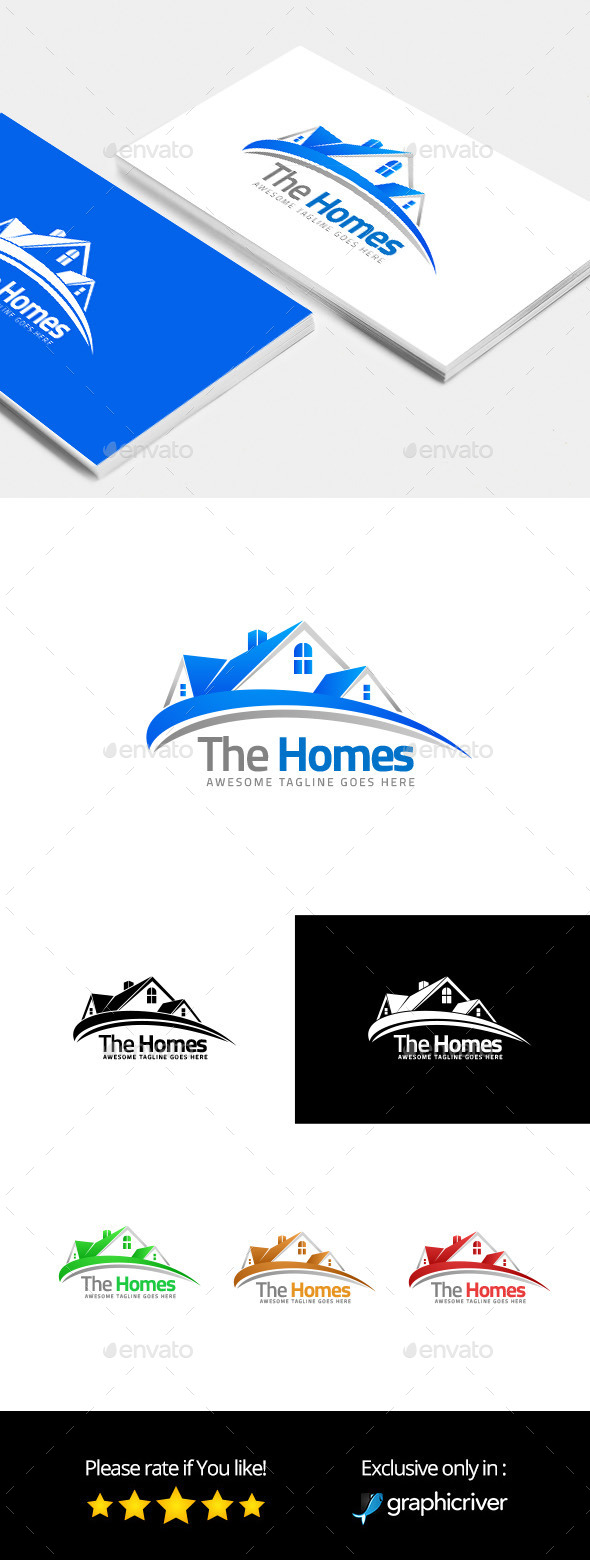 The Homes – Logo Template