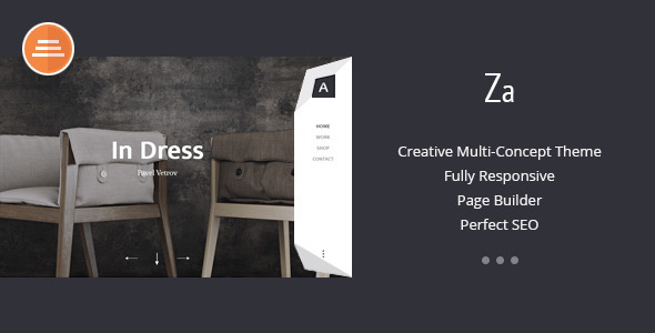 Za - Creative Fashion Portfolio HTML Theme
