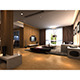 Modern interiors with living room and dining room - 3DOcean Item for Sale