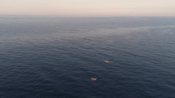 Fishing Boat in the Sea, Indonesia