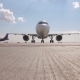 Plane Landed And Moves To The Camera - VideoHive Item for Sale