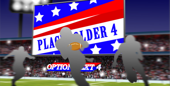 Football 3D Scene