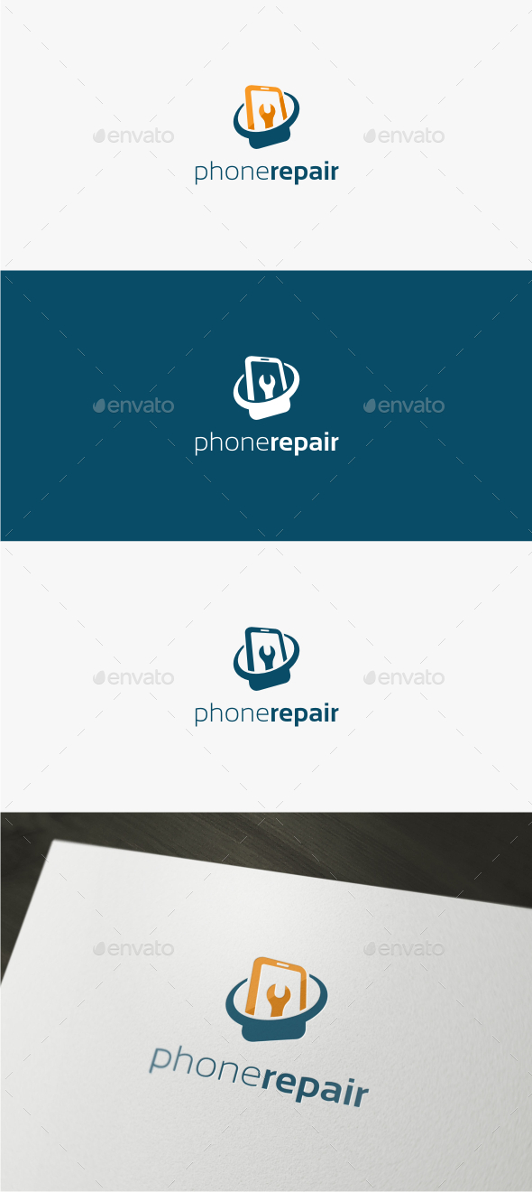 Phone Repair - Logo Template