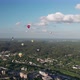 hot air balloon flight over the city - VideoHive Item for Sale