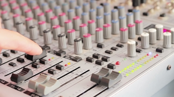 Working With Sound Mixing Console. alt