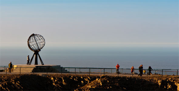 Monument At The North Cape