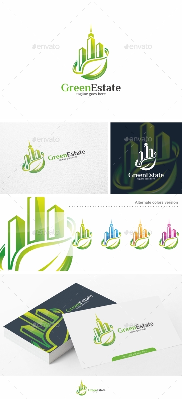 Green Estate / Real Estate - Logo Template