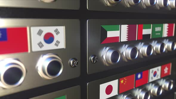 Inserting Connector Into a Socket with Flag of the UAE