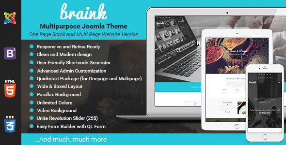 Braink - Responsive Multi-Purpose Joomla Template