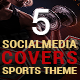 5 Social Media Cover Package for Workouts - GraphicRiver Item for Sale