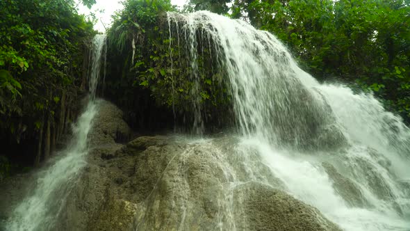 Beautiful Tropical Waterfall Philippines Cebu