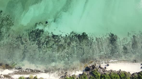 Zanzibar Tanzania  Aerial View of the Indian Ocean