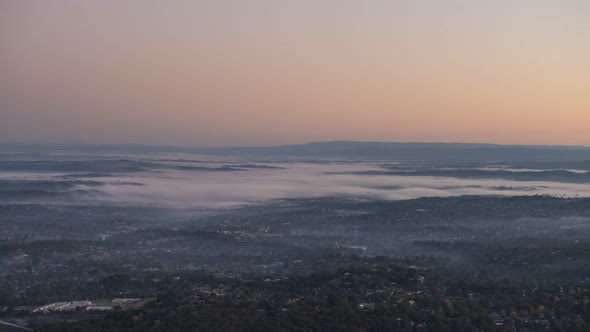 4K Timelapse of the Dandenongs from Burke's Lookout, Mt Dandenong, Victoria, Australia