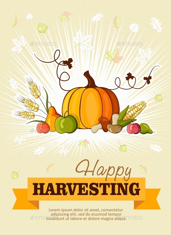 Happy Thanksgiving Day Celebration Flyer