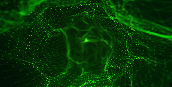 Particle Tunnel Green