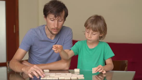 Family Play Table Games at Home During the Quarantine