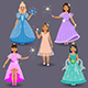Cute Little Fairies and Princesses - GraphicRiver Item for Sale