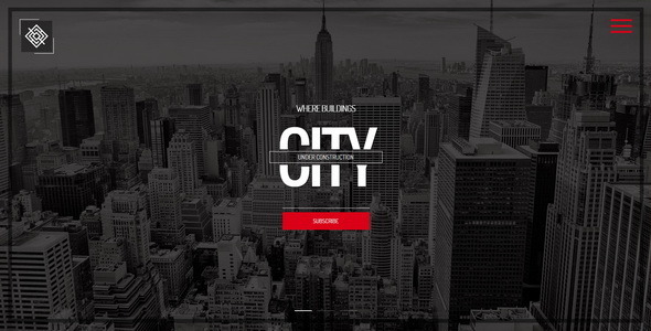 City || Responsive Coming Soon Page