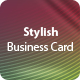 Stylish Business Card - GraphicRiver Item for Sale