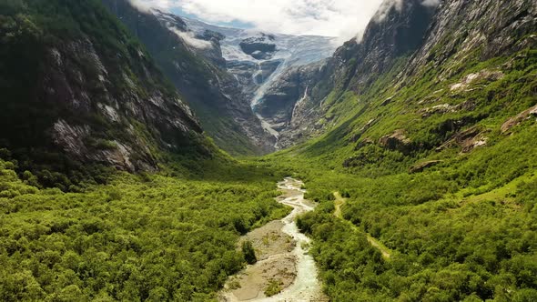 Beautiful Nature Norway Glacier Kjenndalsbreen