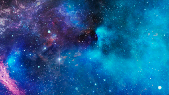 Beautiful Abstract Space Nebula