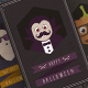Halloween Cards - Hipster Series - GraphicRiver Item for Sale