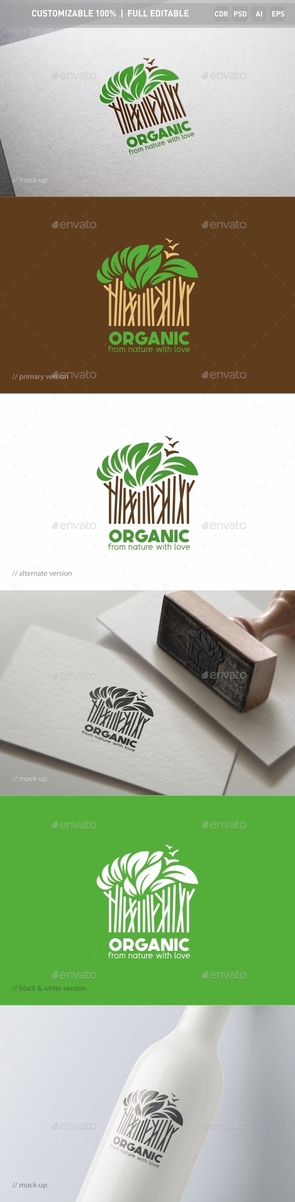 Organic Logo Template